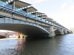 Blackfriars Railway Bridge in London