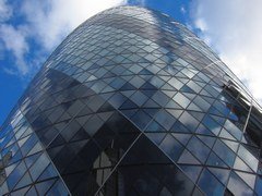 The Gherkin (30 St. Mary Axe) in London